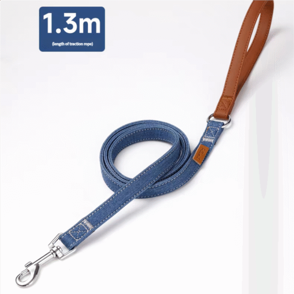 Fashion Denim Cat Leash - 图片 2