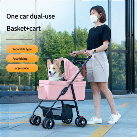 Pet stroller for dogs and cats