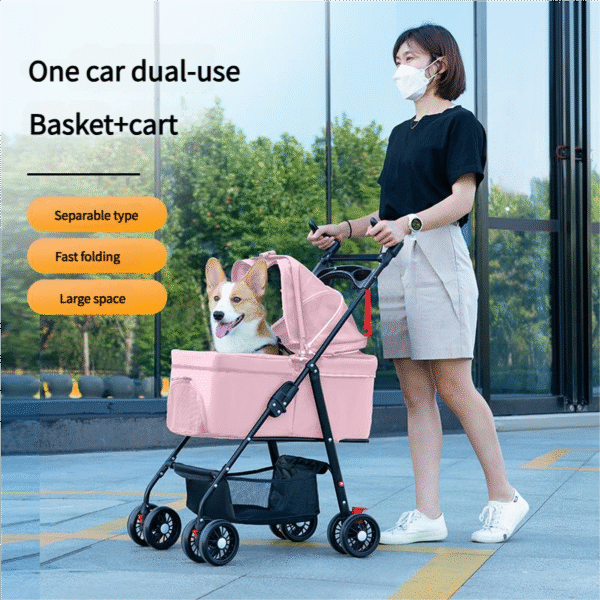 Pet stroller for dogs and cats
