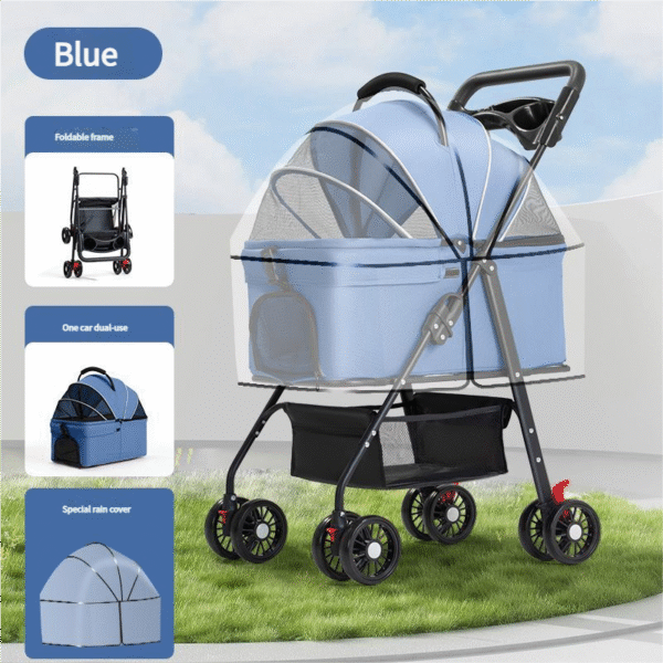 Pet stroller for dogs and cats - 图片 5