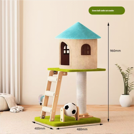 Cat climbing frame and cat bed