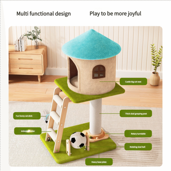 Cat climbing frame and cat bed - 图片 4