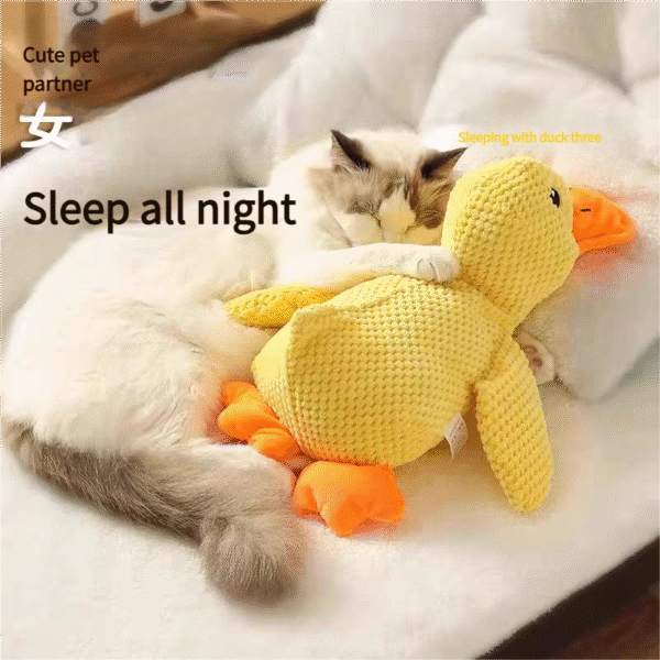 Dog toy chew-resistant yellow duck - 图片 4