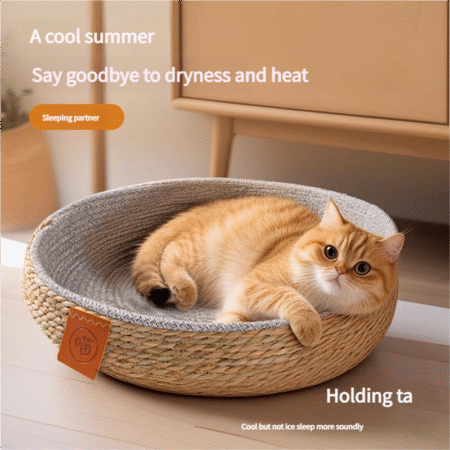 Summer cat bed wear-resistant and scratch-resistant